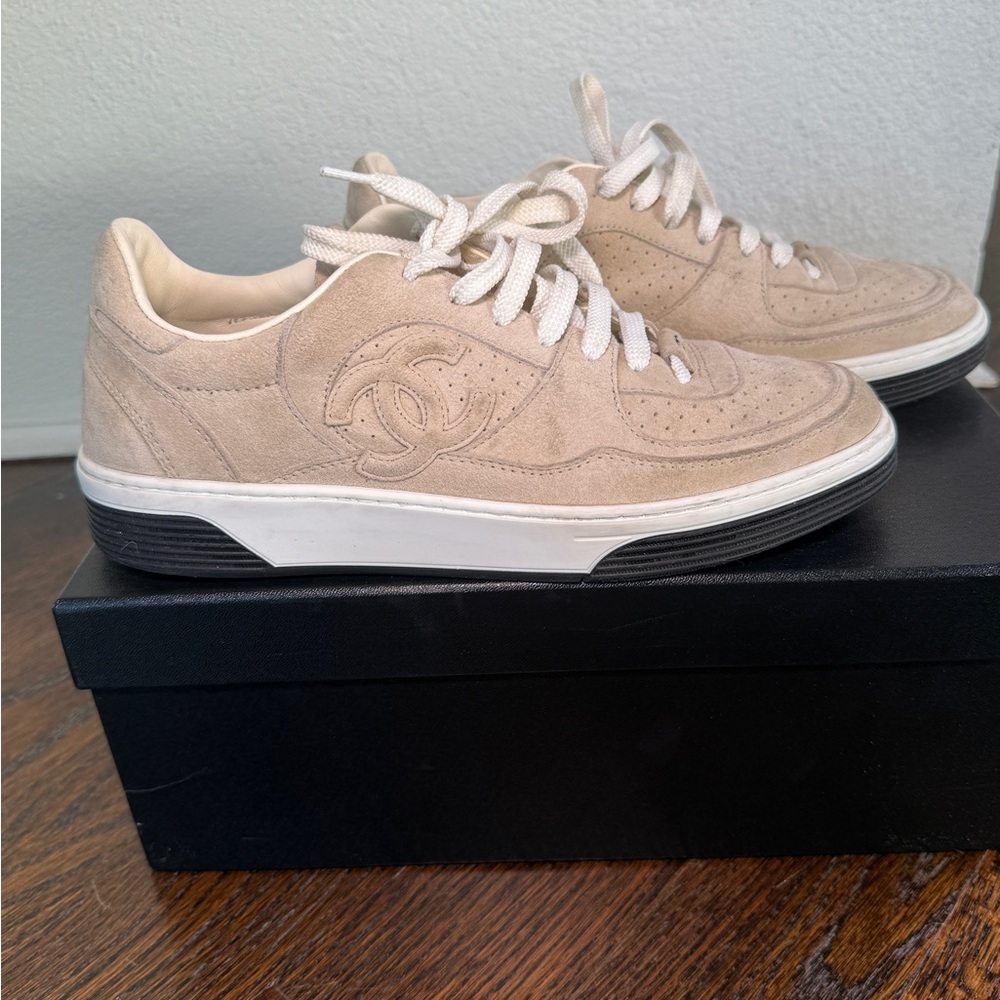 CHANEL Beige Athletic Shoes - Picture 6 of 10